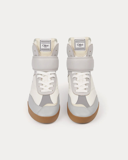 Chloé Chloé Kick Pastel Blue High Top Sneakers - 2