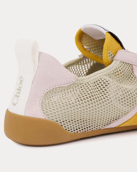 Chloé Kick Blooming Green Low Top Sneakers - 5