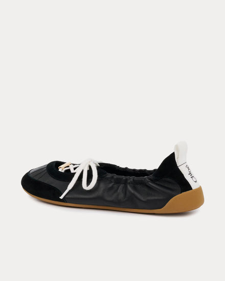 Chloé Kick Ballerina Black Slip Ons - 3
