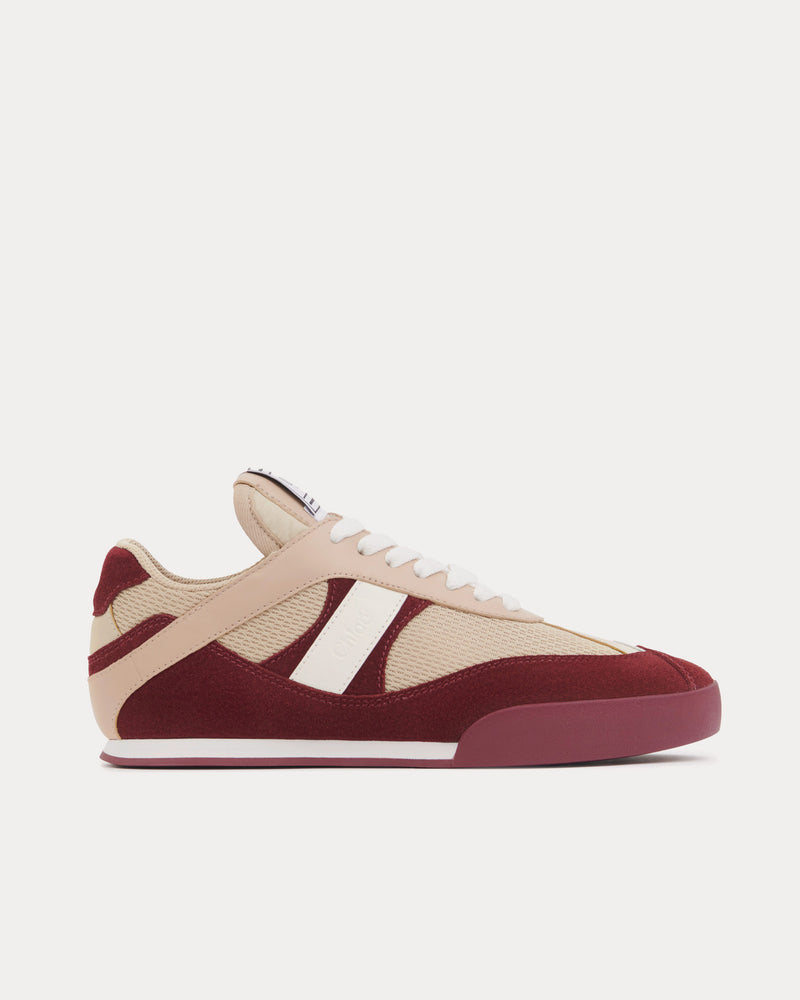 Chloé Chloé Kick Beige / Purple Low Top Sneakers - 1