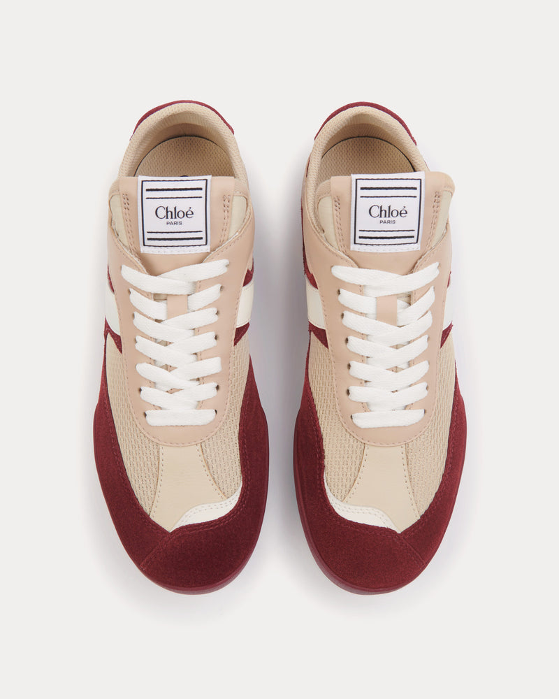 Chloé Chloé Kick Beige / Purple Low Top Sneakers - 2