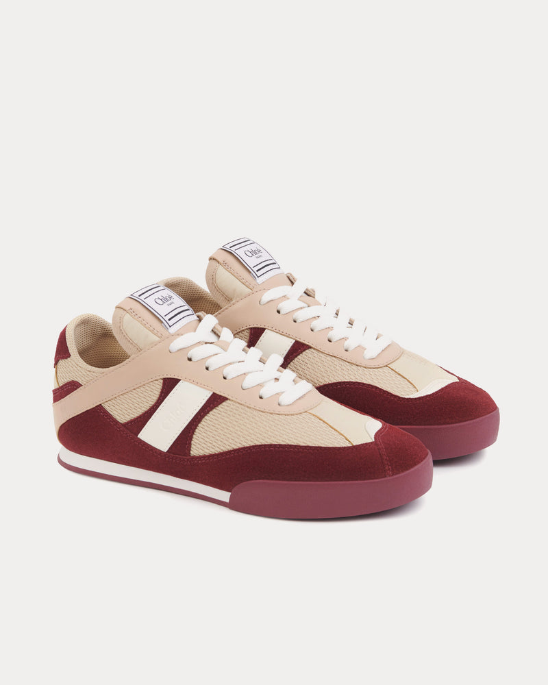 Chloé Chloé Kick Beige / Purple Low Top Sneakers - 3