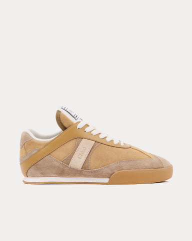 Chloé Chloé Kick Bleached Khaki Low Top Sneakers