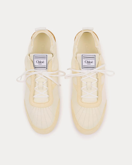 Chloé Kick Buttercream Low Top Sneakers - 2