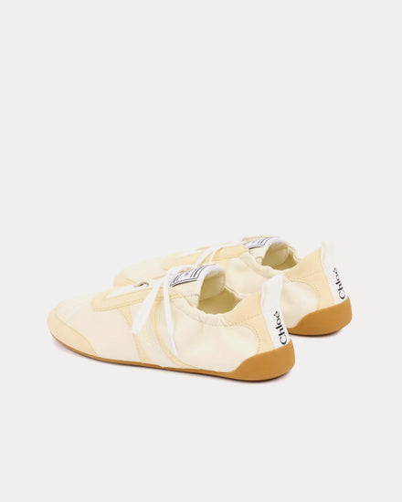 Chloé Kick Buttercream Low Top Sneakers - 4