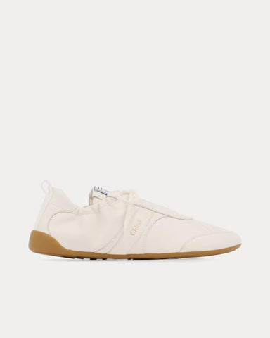 Chloé Kick Eggshell Low Top Sneakers