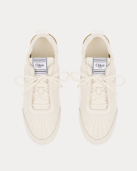 Chloé Kick Eggshell Low Top Sneakers - 2