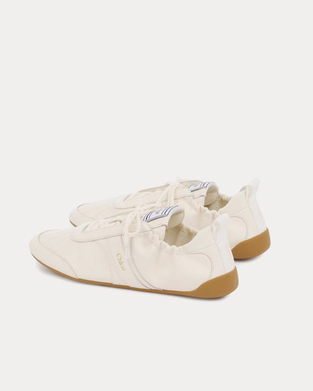 Chloé Kick Eggshell Low Top Sneakers - 4