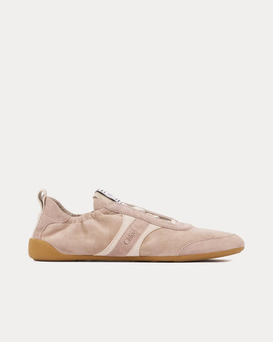Chloé Kick Greyish Taupe Low Top Sneakers