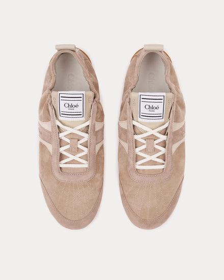 Chloé Kick Greyish Taupe Low Top Sneakers - 2