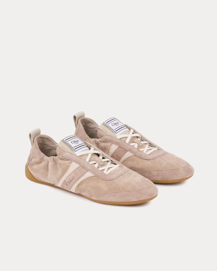 Chloé Kick Greyish Taupe Low Top Sneakers - 3