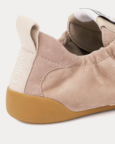 Chloé Kick Greyish Taupe Low Top Sneakers - 4