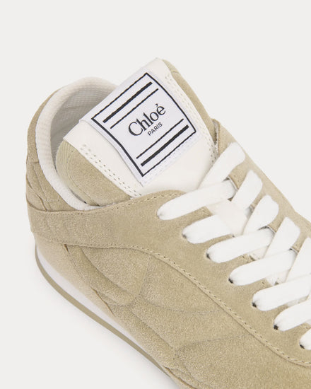 Chloé Chloé Kick Pale Khaki Low Top Sneakers - 5