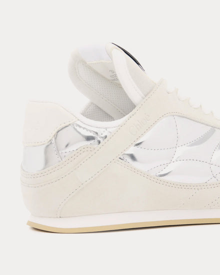 Chloé Chloé Kick Silver Low Top Sneakers - 5