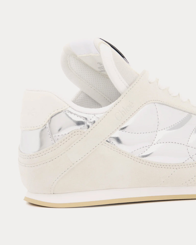 Chloé Chloé Kick Silver Low Top Sneakers - 5