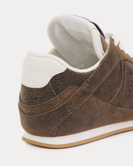 Chloé Chloé Kick Oak Brown Low Top Sneakers - 4