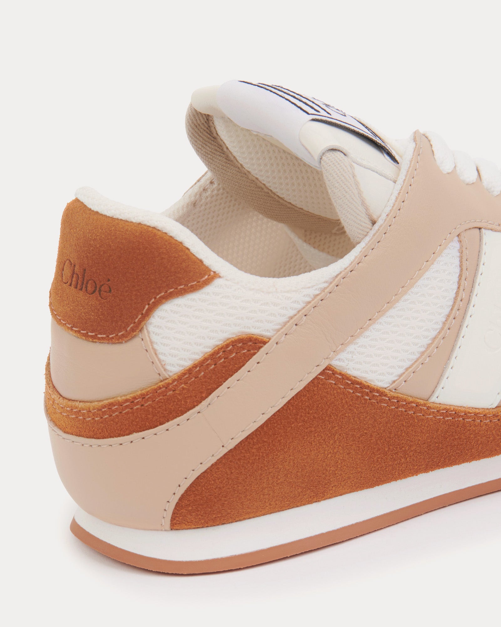 Chloé Women's Chloé Kick Rusted Brown Low Top Sneakers