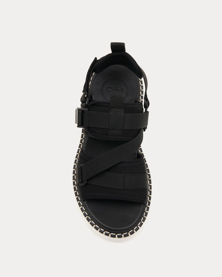 Chloé Lilli Flat Nomad Black Sandals - 2