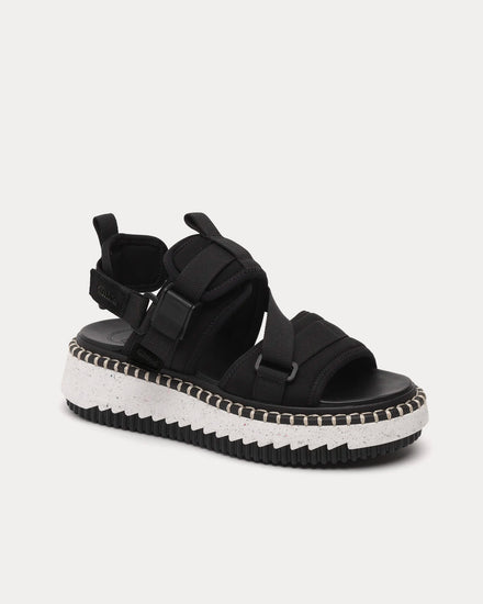 Chloé Lilli Flat Nomad Black Sandals - 3
