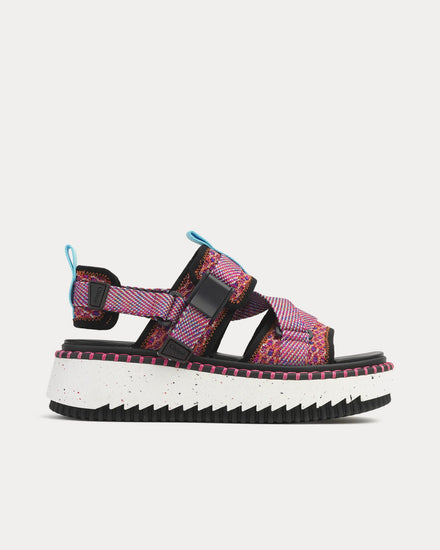 Chloé Lilli Flat Dark Peony Sandals - 1