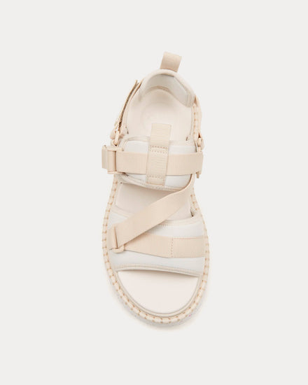 Chloé Lilli Flat Nomad White Sandals - 2