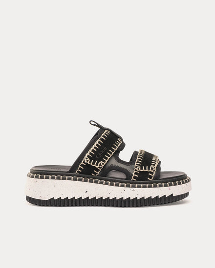 Chloé Lilli Sporty Black Mules - 1