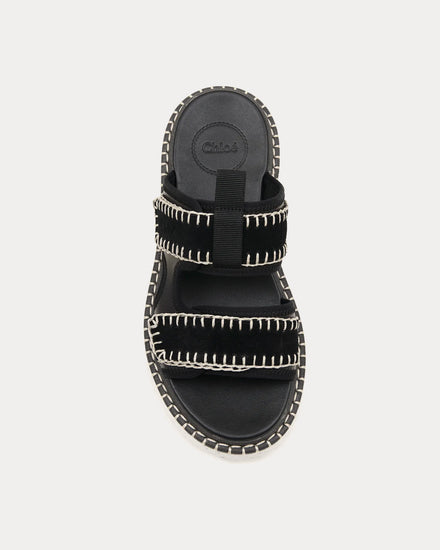 Chloé Lilli Sporty Black Mules - 2