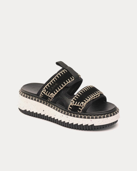 Chloé Lilli Sporty Black Mules - 3