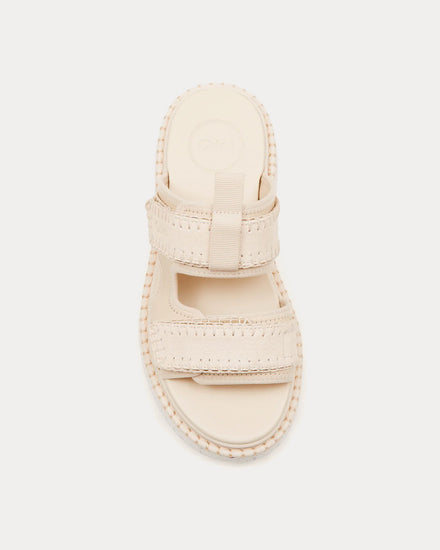 Chloé Lilli Sporty White Mules - 2