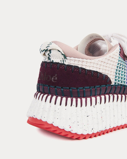 Chloé Nama Purple / Blush Low Top Sneakers - 4