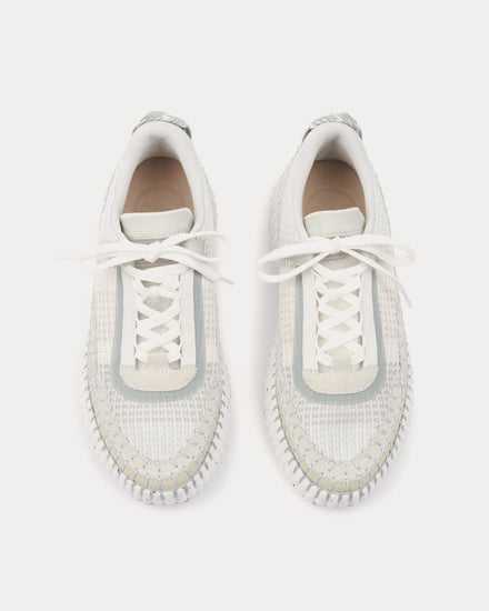 Chloé Nama Cloudy Grey Low Top Sneakers - 2