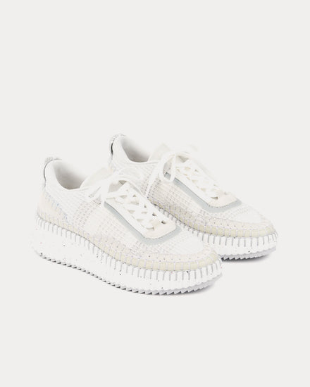 Chloé Nama Cloudy Grey Low Top Sneakers - 3