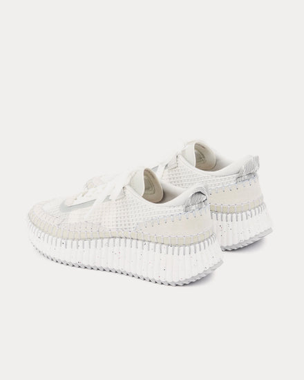 Chloé Nama Cloudy Grey Low Top Sneakers - 4
