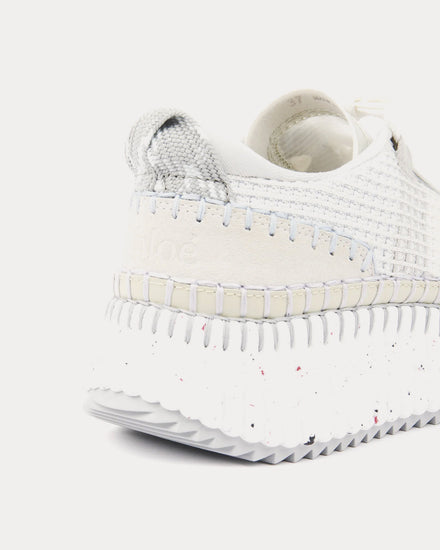 Chloé Nama Cloudy Grey Low Top Sneakers - 5