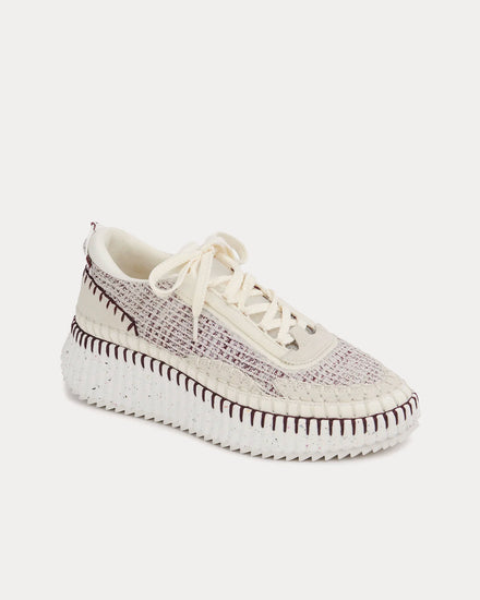 Chloé Nama Obscure Purple Low Top Sneakers - 3