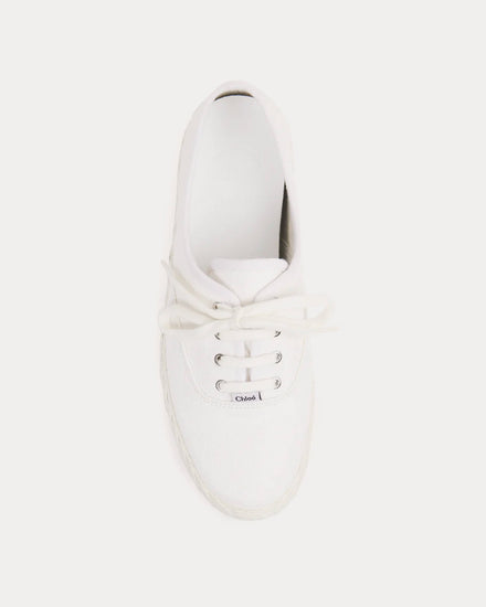 Chloé Robyn White Low Top Sneakers - 2