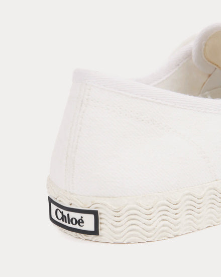 Chloé Robyn White Low Top Sneakers - 4