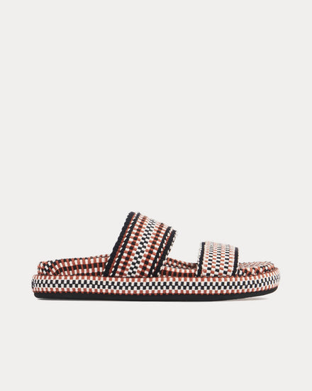 Chloé Rori Flat Red Sand Mules - 1