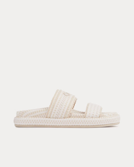 Chloé Rori Flat White Mules - 1