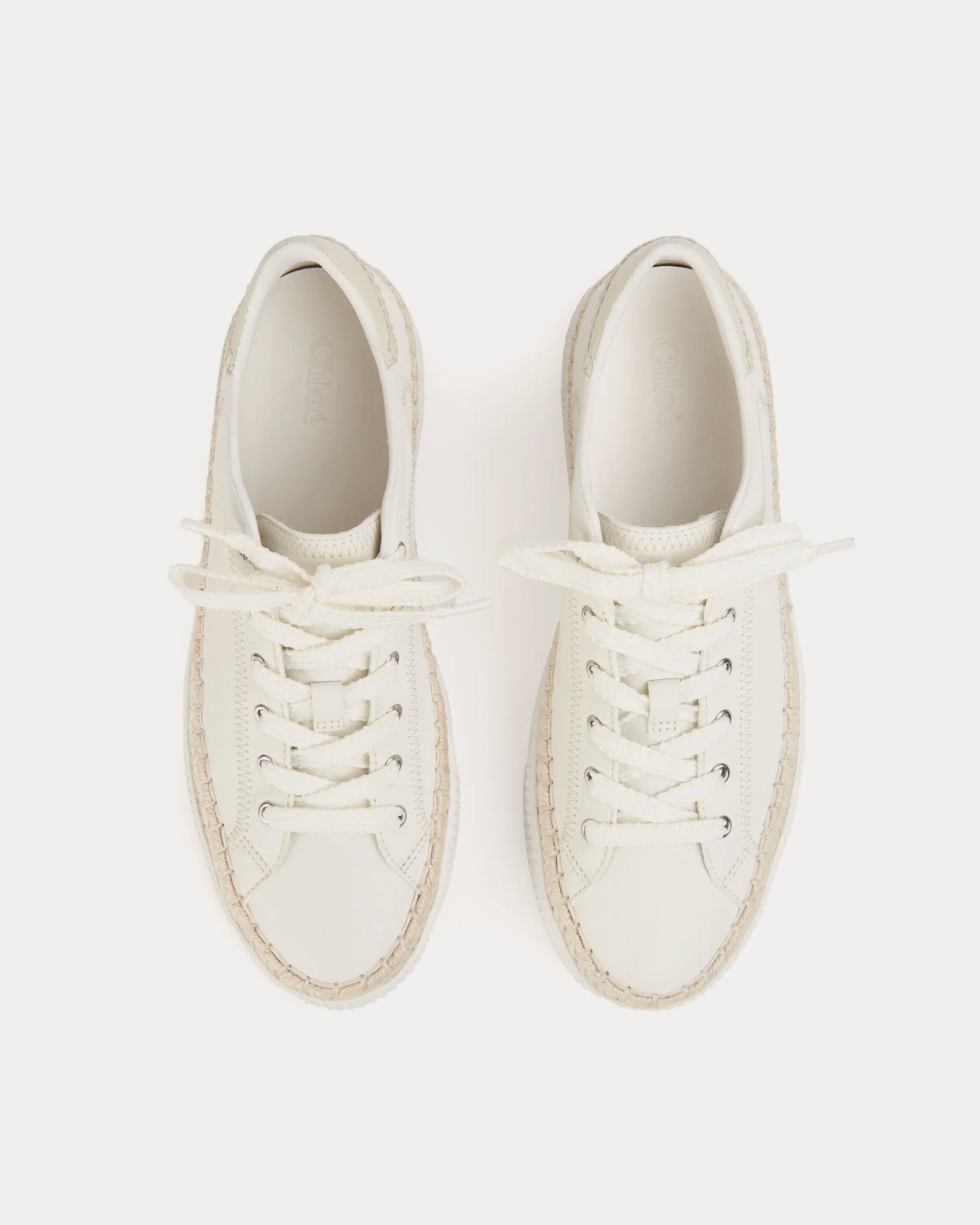 Chloé - Telma White Low Top Sneakers