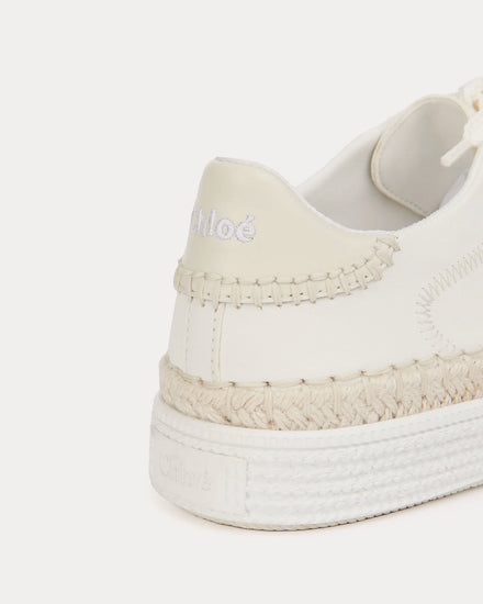 Chloé Telma White Low Top Sneakers - 4