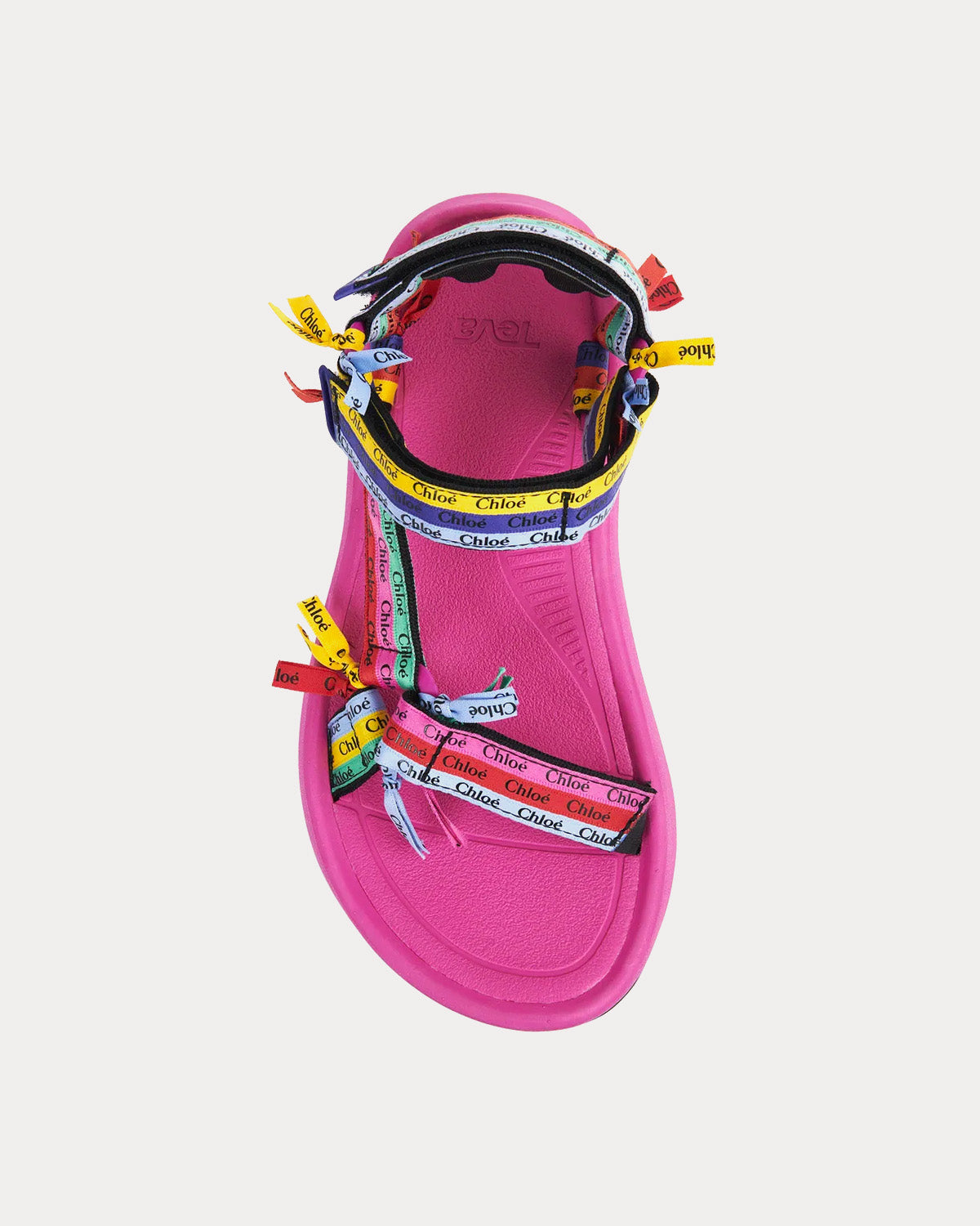 Chloé x Teva - Hurricane XLT2 Ampsole Pink / Multicolour Flat Sandals