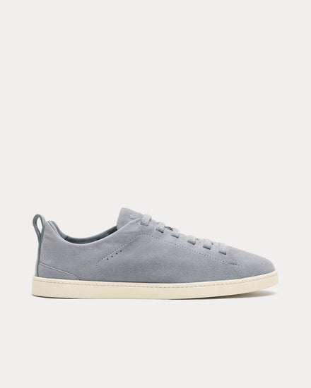 Church's Ravienne Suede Sky Blue Low Top Sneakers - 1