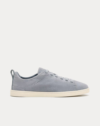 Church's Ravienne Suede Sky Blue Low Top Sneakers