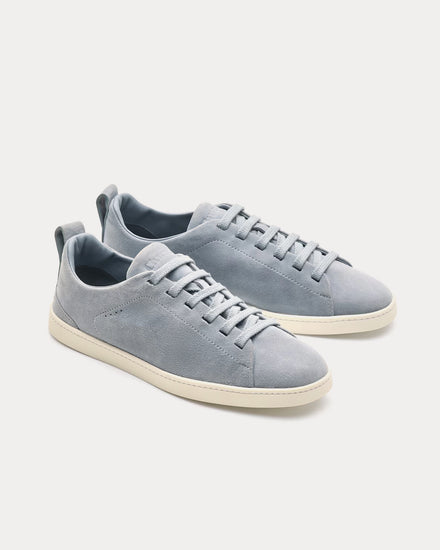 Church's Ravienne Suede Sky Blue Low Top Sneakers - 3