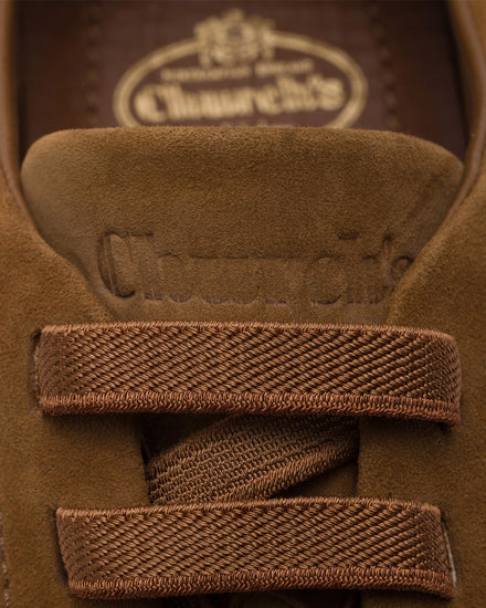 Church's Ravienne Suede Walnut Low Top Sneakers - 5