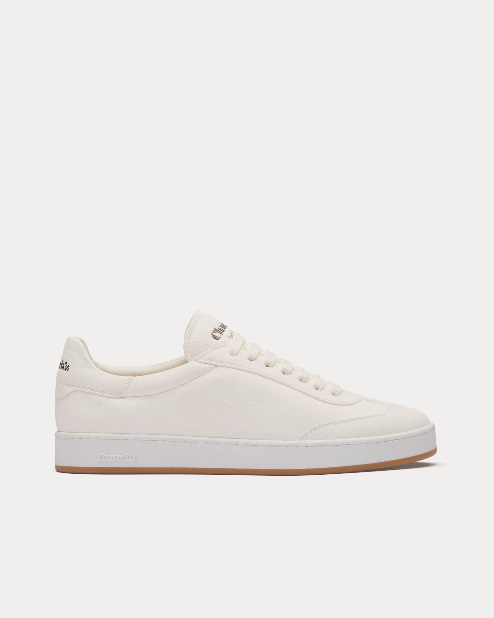 Church's Men's Largs Deerskin & Suede Ivory Low Top Sneakers