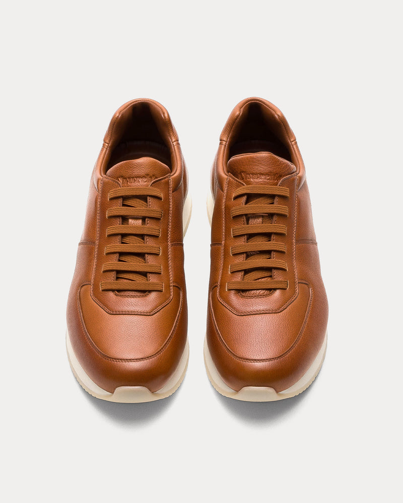 Church's Livingston Grain Calfskin Walnut Low Top Sneakers - 2