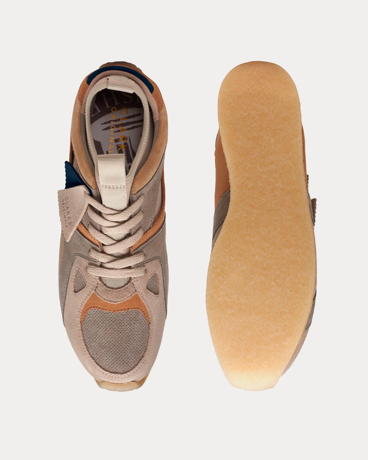 Clarks x Kith - 8th St Breacon Light Grey Combination Low Top Sneakers
