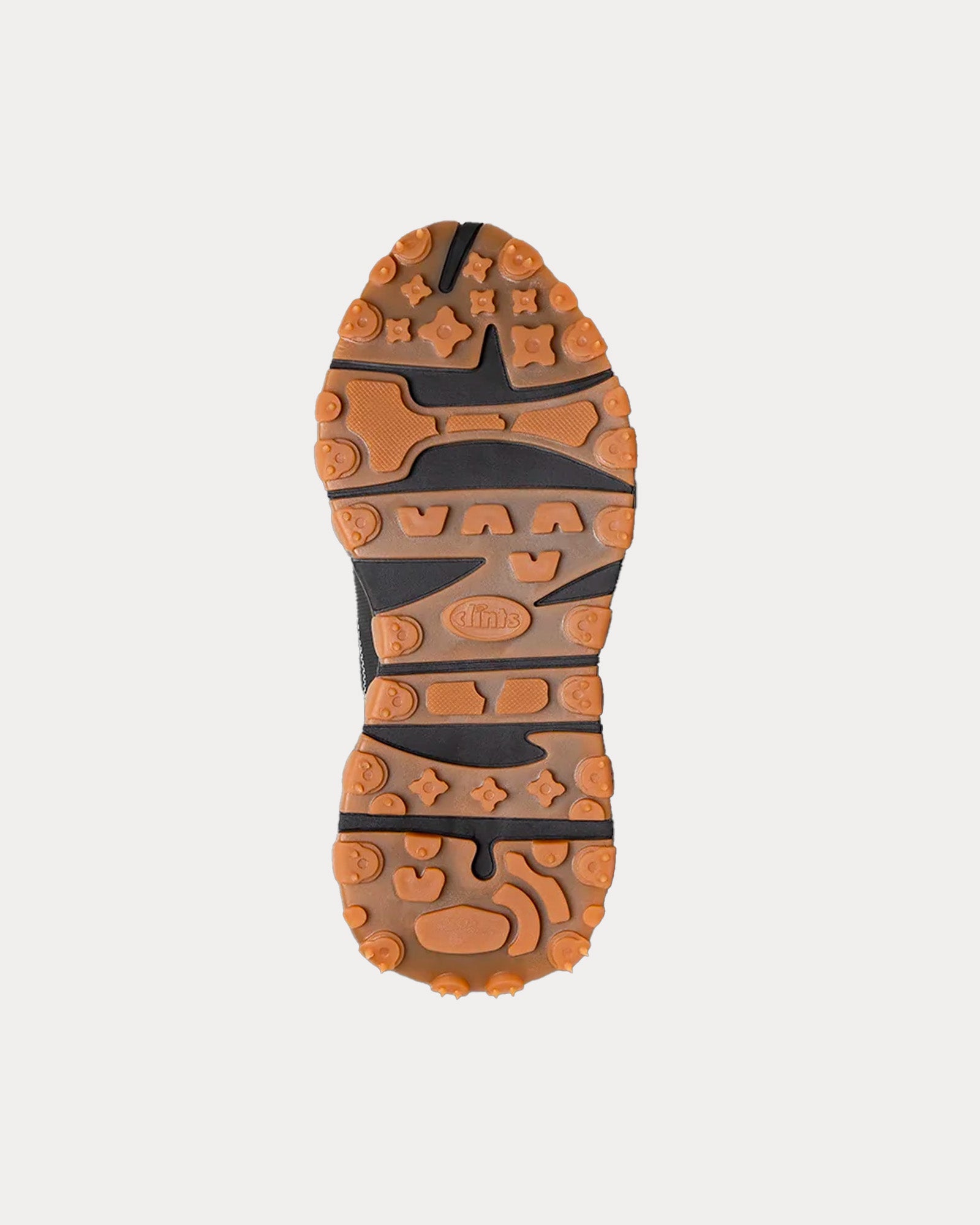 Clints Inc - TRL Footprints 2.0 Gum Black Low Top Sneakers